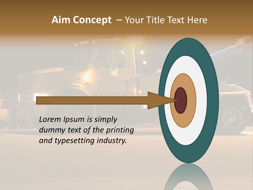 Tow Truck PowerPoint Template