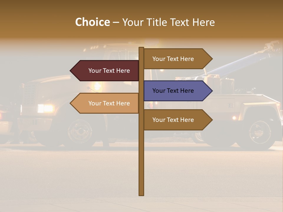 Tow Truck PowerPoint Template