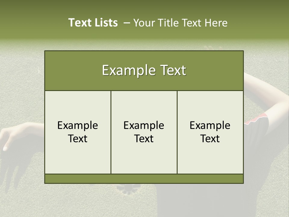 Young, Female Golf Player Smiling And Embracing The Hole At A Golf Course. PowerPoint Template