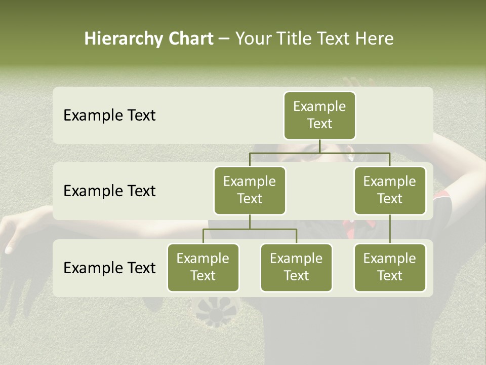 Young, Female Golf Player Smiling And Embracing The Hole At A Golf Course. PowerPoint Template