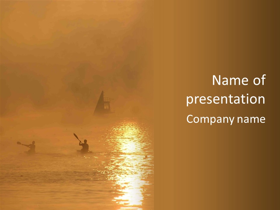 Kayaking PowerPoint Template