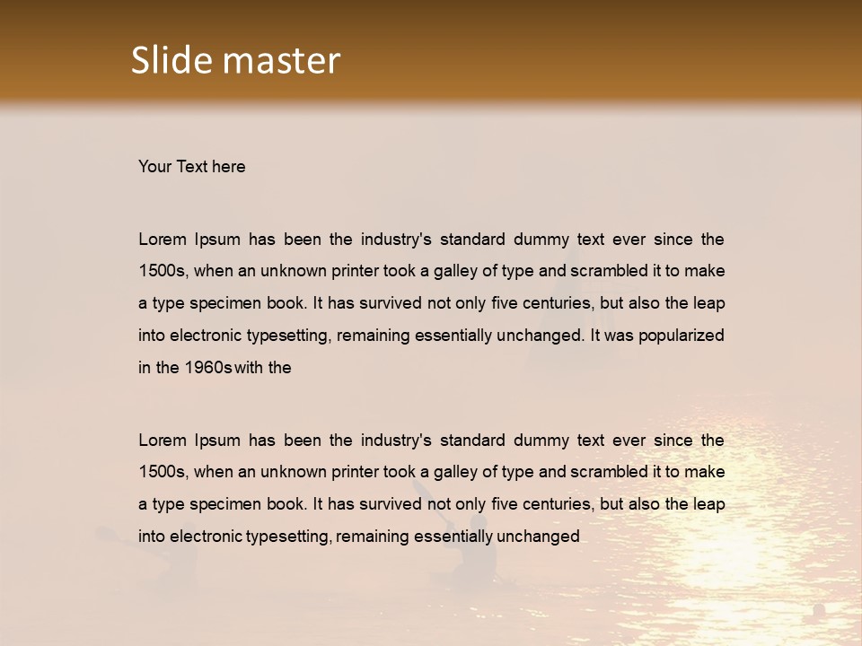 Kayaking PowerPoint Template