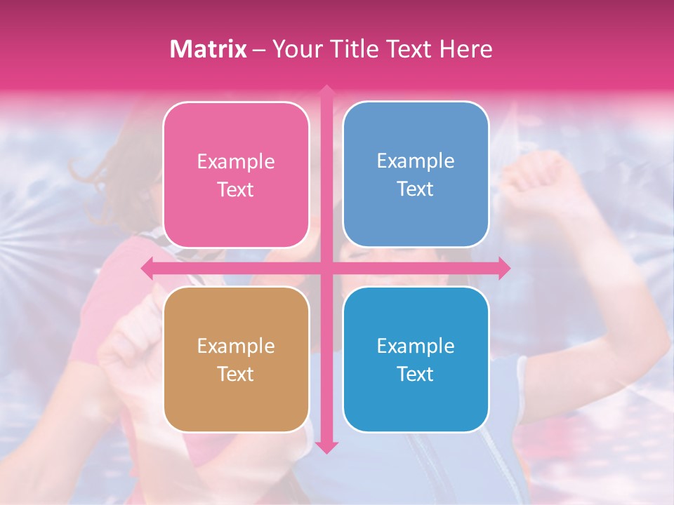 Three Friends Making Party PowerPoint Template