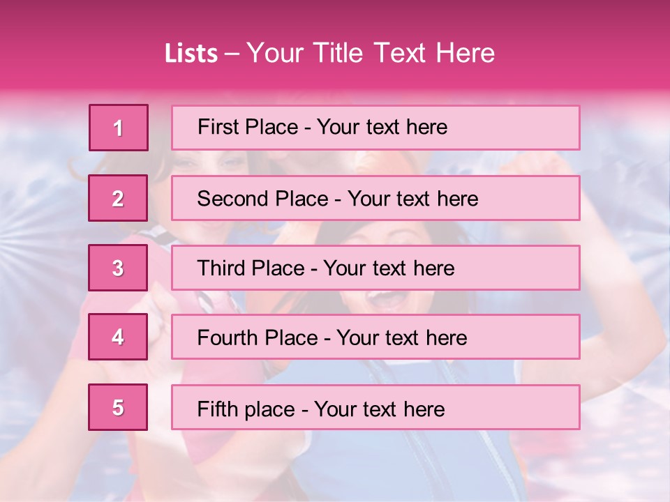 Three Friends Making Party PowerPoint Template