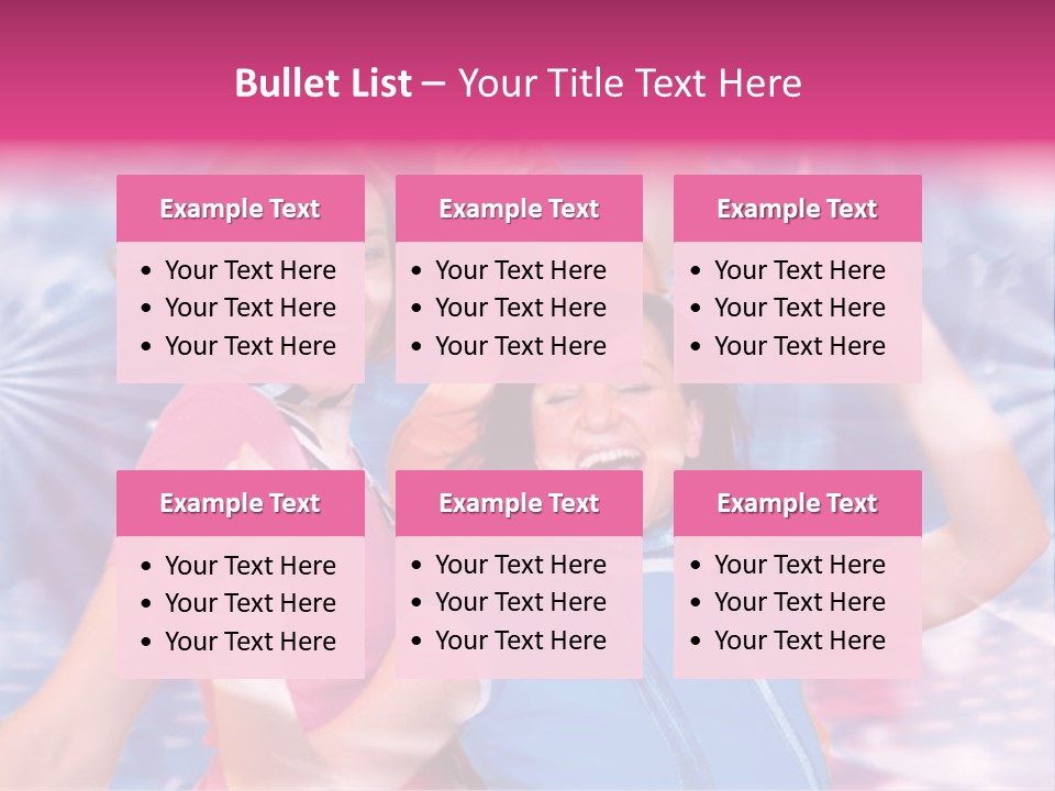 Three Friends Making Party PowerPoint Template