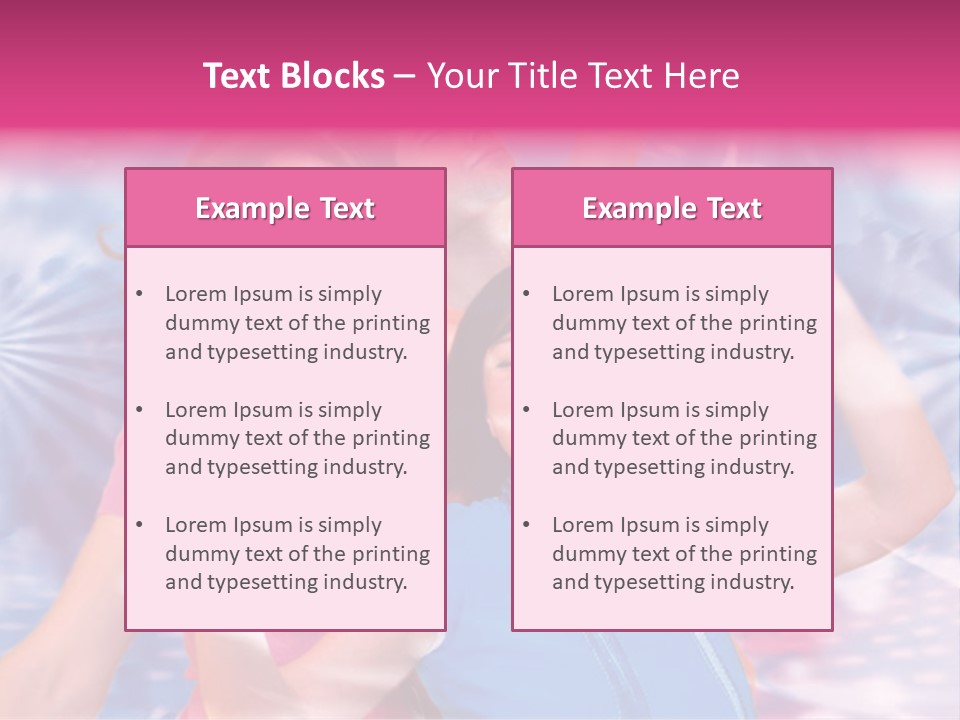Three Friends Making Party PowerPoint Template
