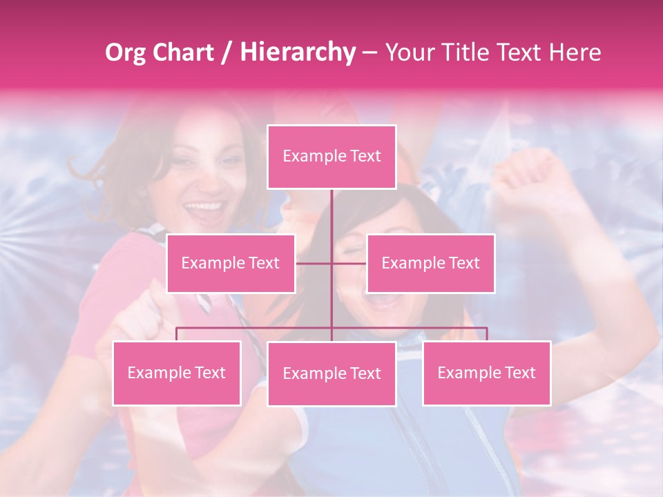 Three Friends Making Party PowerPoint Template