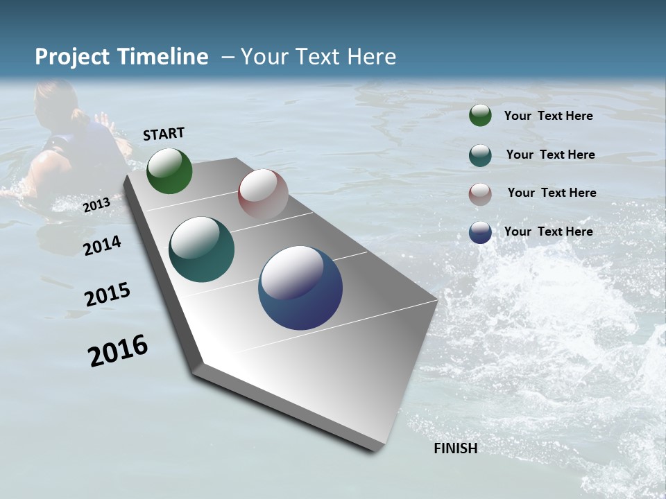 Dolphin Ride PowerPoint Template