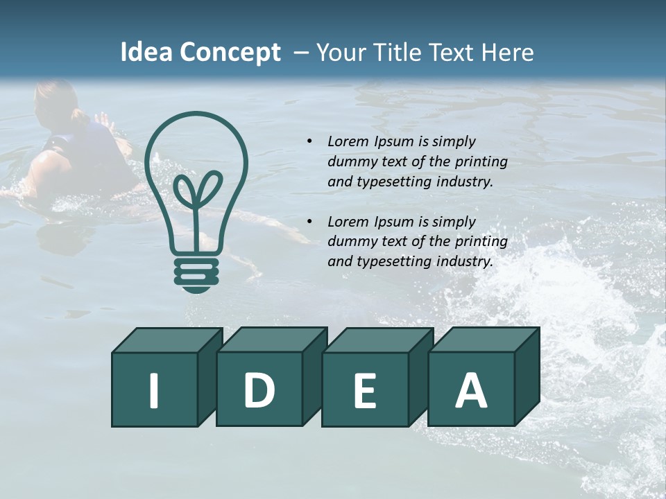 Dolphin Ride PowerPoint Template