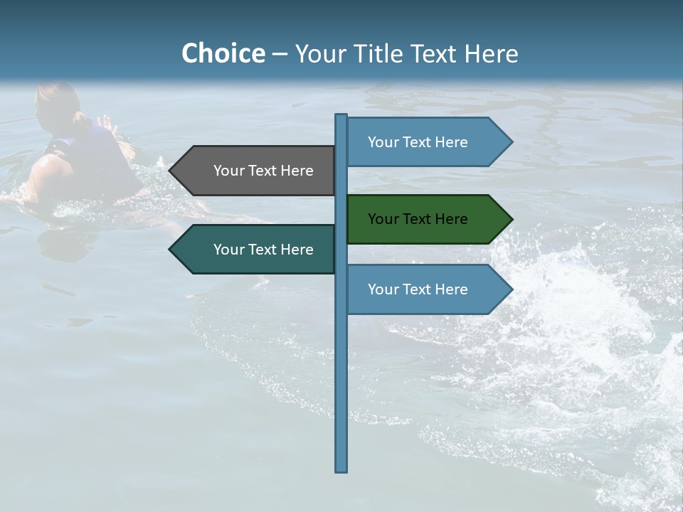 Dolphin Ride PowerPoint Template