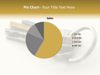 Bunch Of Keys In Grey And One Golden Key PowerPoint Template