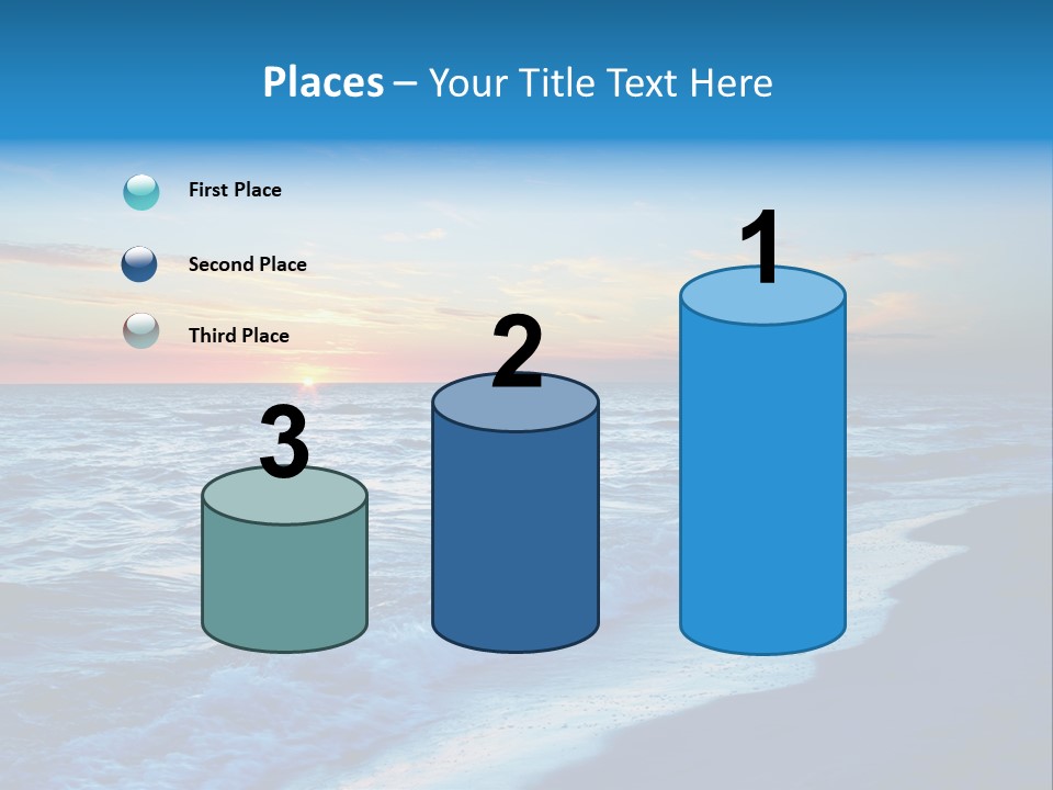 Colorful 3D Rendered Fractal Design (Abstract Background) PowerPoint Template