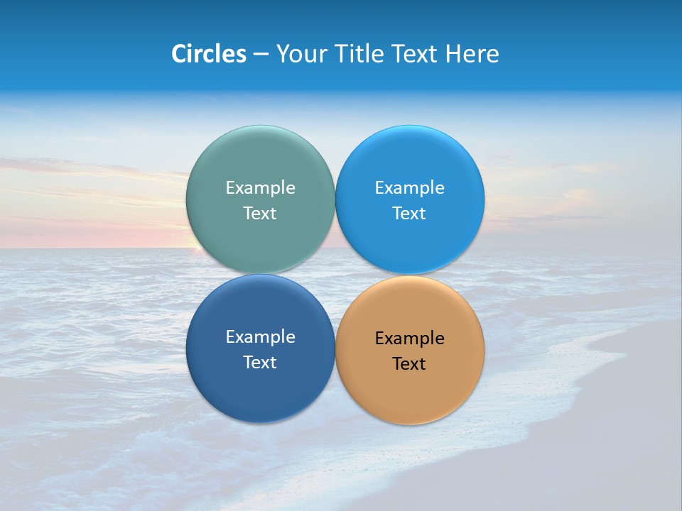 Colorful 3D Rendered Fractal Design (Abstract Background) PowerPoint Template