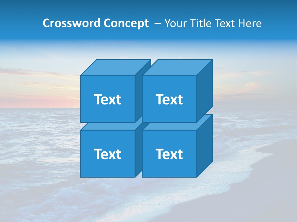 Colorful 3D Rendered Fractal Design (Abstract Background) PowerPoint Template