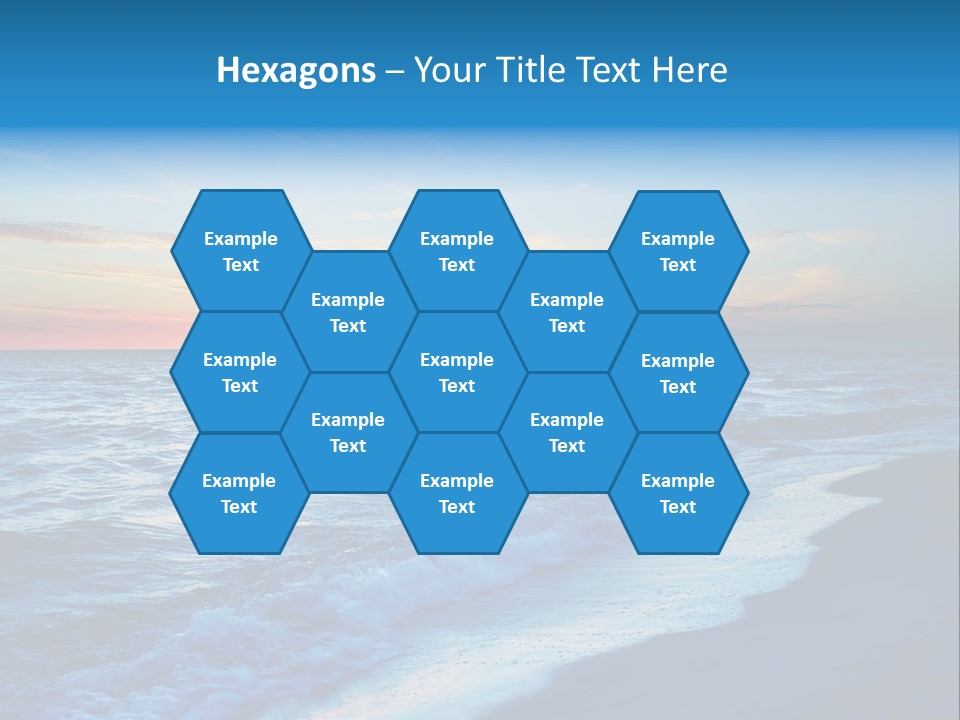 Colorful 3D Rendered Fractal Design (Abstract Background) PowerPoint Template