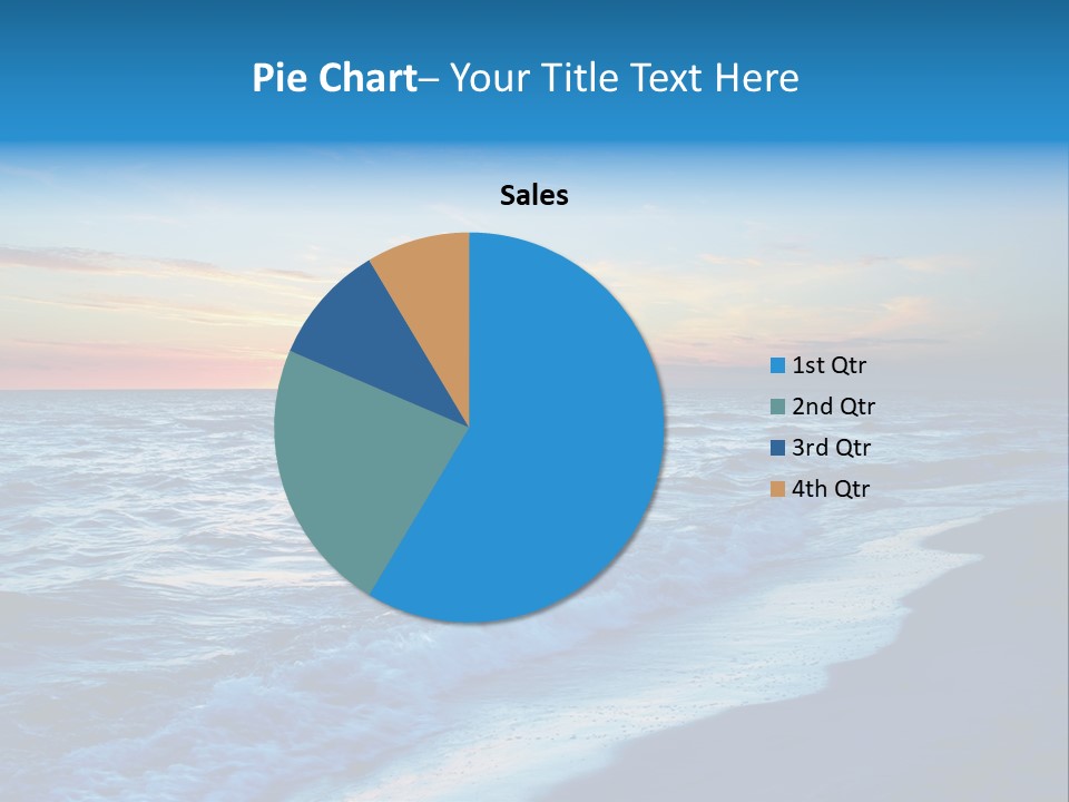 Colorful 3D Rendered Fractal Design (Abstract Background) PowerPoint Template