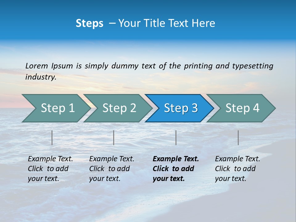 Colorful 3D Rendered Fractal Design (Abstract Background) PowerPoint Template