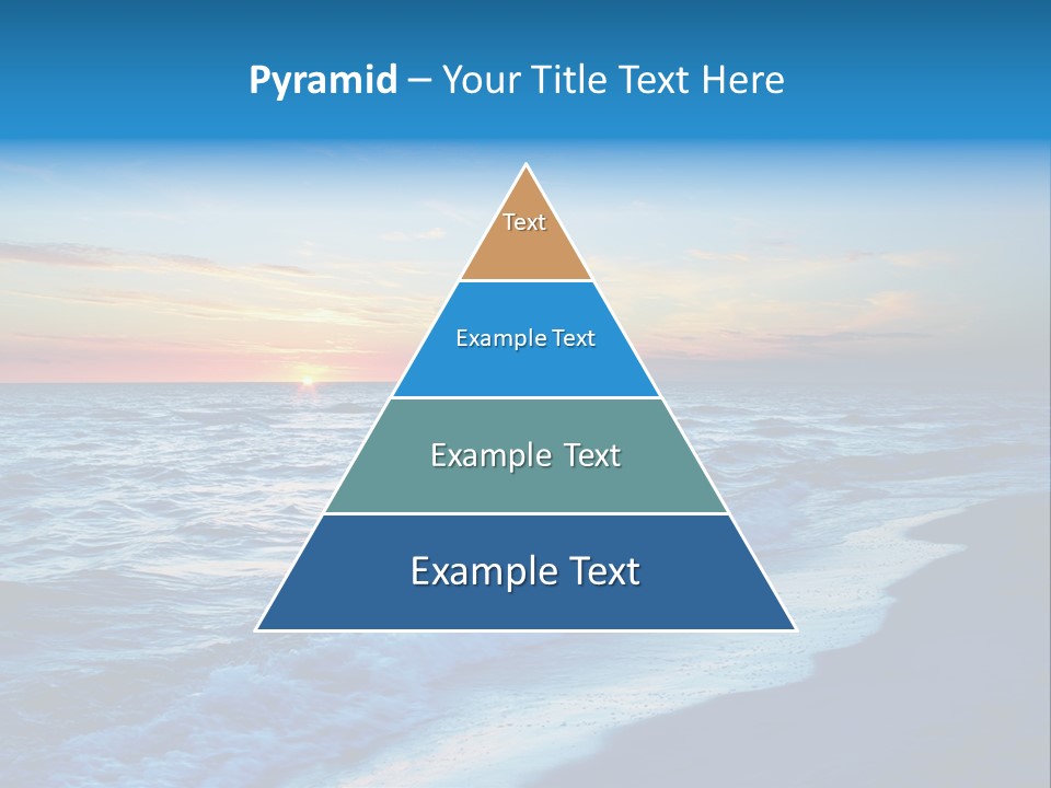 Colorful 3D Rendered Fractal Design (Abstract Background) PowerPoint Template