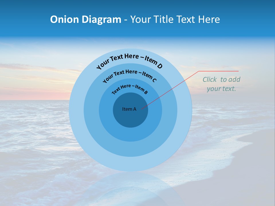 Colorful 3D Rendered Fractal Design (Abstract Background) PowerPoint Template