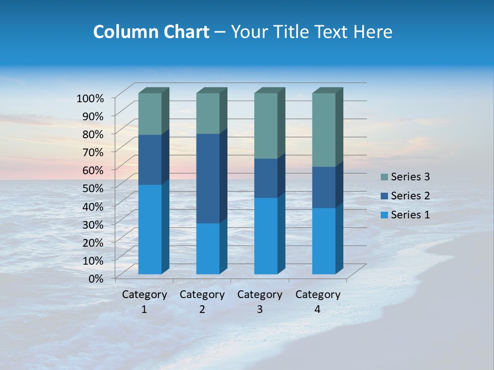 Colorful 3D Rendered Fractal Design (Abstract Background) PowerPoint Template