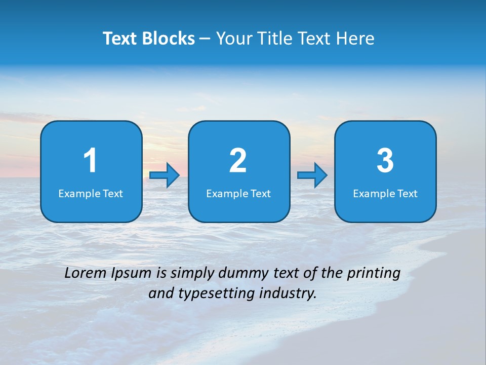 Colorful 3D Rendered Fractal Design (Abstract Background) PowerPoint Template