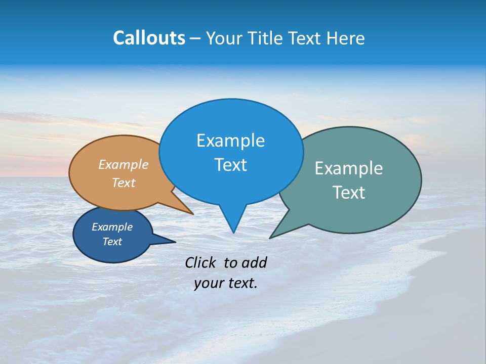 Colorful 3D Rendered Fractal Design (Abstract Background) PowerPoint Template