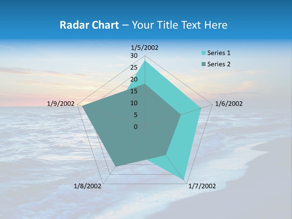 Colorful 3D Rendered Fractal Design (Abstract Background) PowerPoint Template
