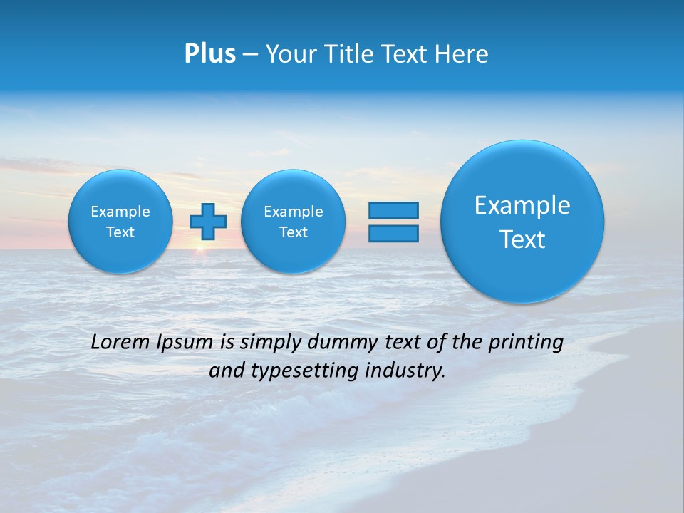 Colorful 3D Rendered Fractal Design (Abstract Background) PowerPoint Template