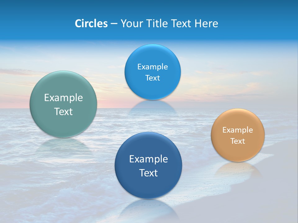 Colorful 3D Rendered Fractal Design (Abstract Background) PowerPoint Template