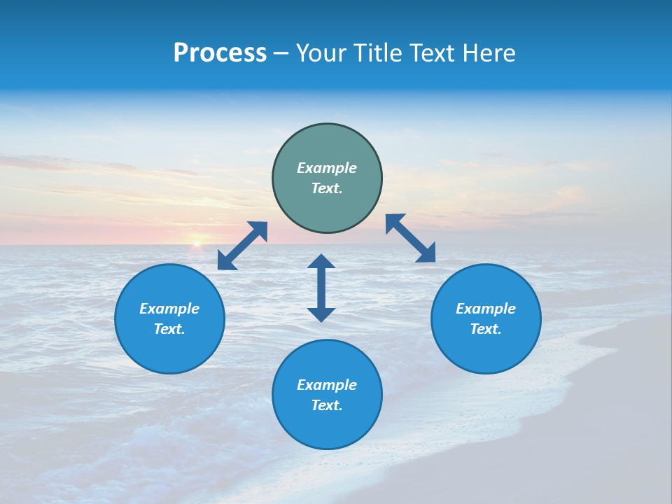 Colorful 3D Rendered Fractal Design (Abstract Background) PowerPoint Template