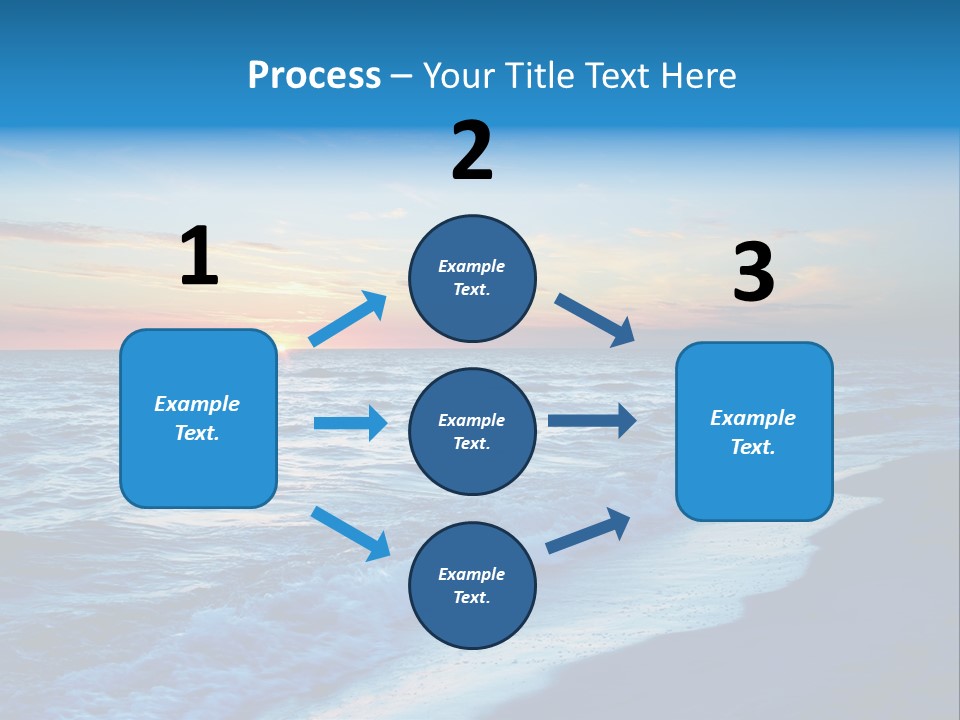 Colorful 3D Rendered Fractal Design (Abstract Background) PowerPoint Template