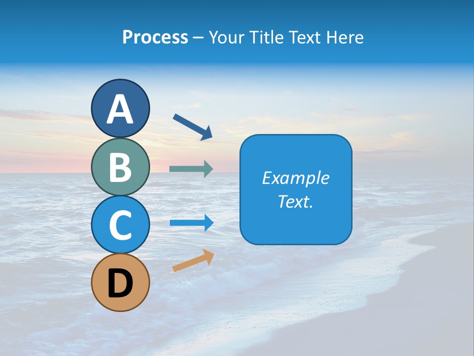 Colorful 3D Rendered Fractal Design (Abstract Background) PowerPoint Template