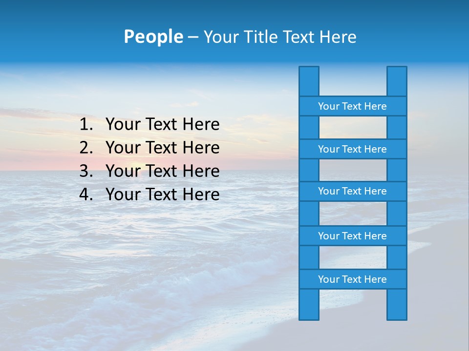 Colorful 3D Rendered Fractal Design (Abstract Background) PowerPoint Template