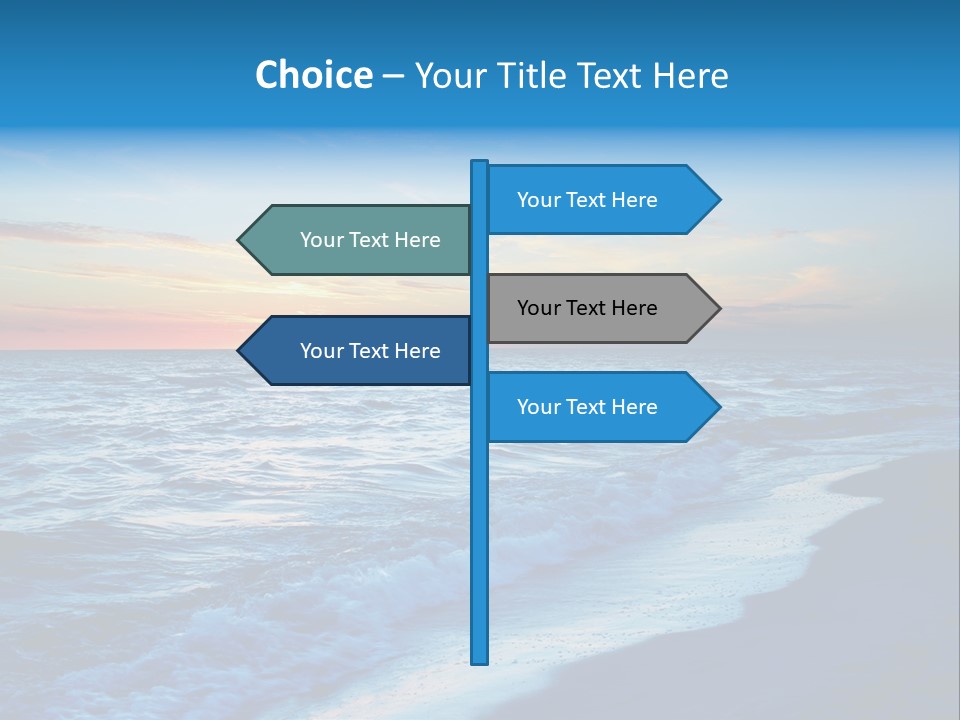 Colorful 3D Rendered Fractal Design (Abstract Background) PowerPoint Template