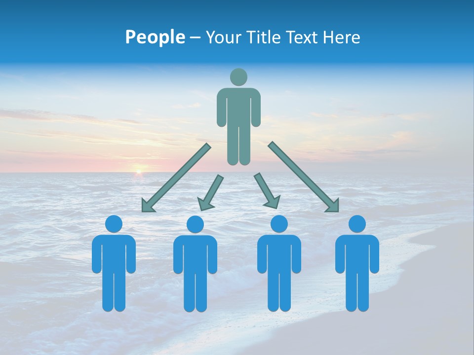 Colorful 3D Rendered Fractal Design (Abstract Background) PowerPoint Template