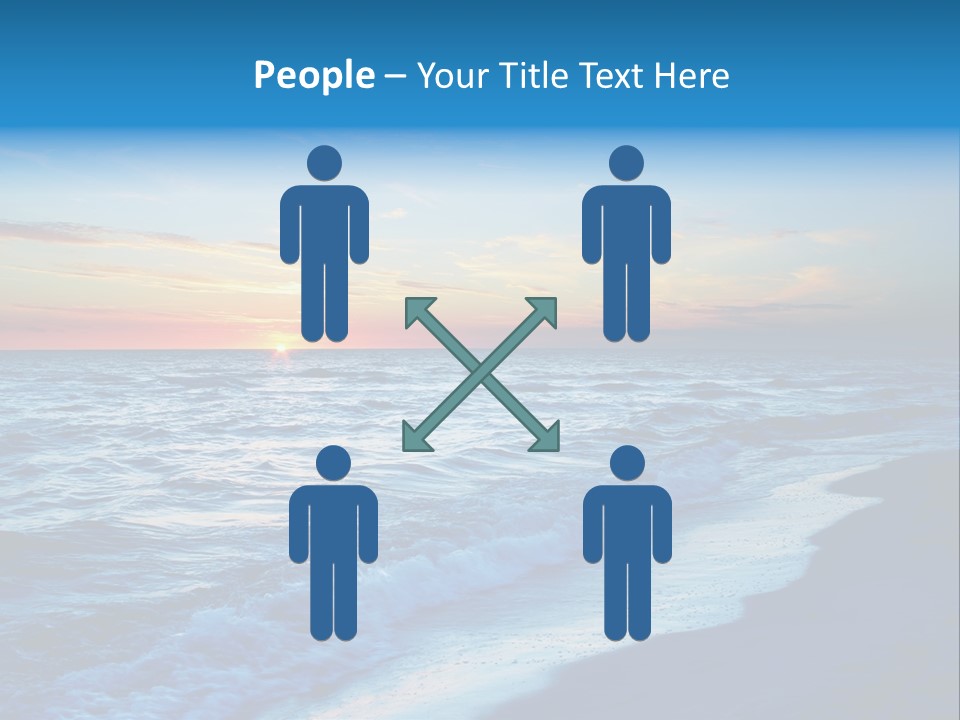 Colorful 3D Rendered Fractal Design (Abstract Background) PowerPoint Template