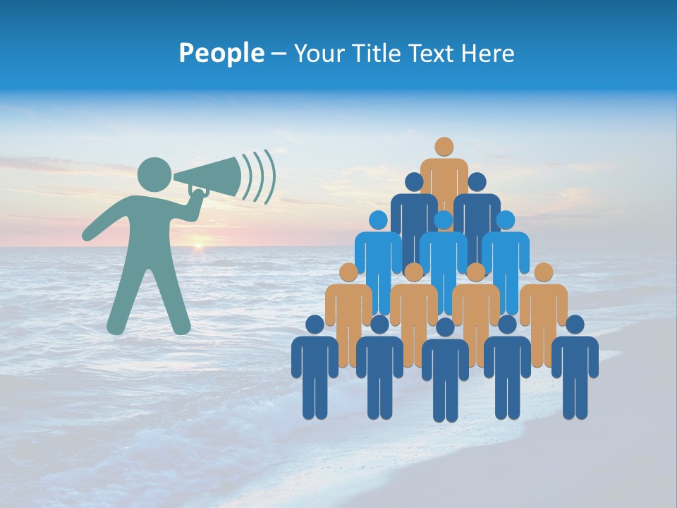 Colorful 3D Rendered Fractal Design (Abstract Background) PowerPoint Template