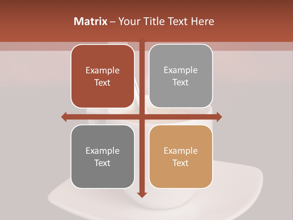 Portrait Of A Girl On A Yellow Background PowerPoint Template