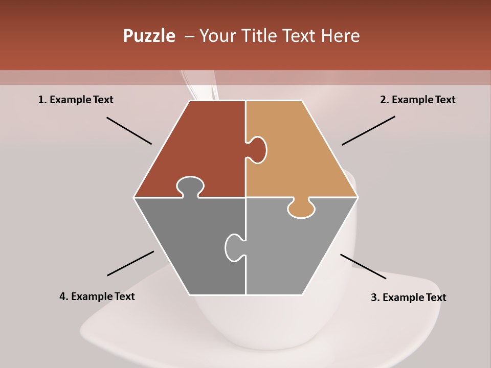 Portrait Of A Girl On A Yellow Background PowerPoint Template