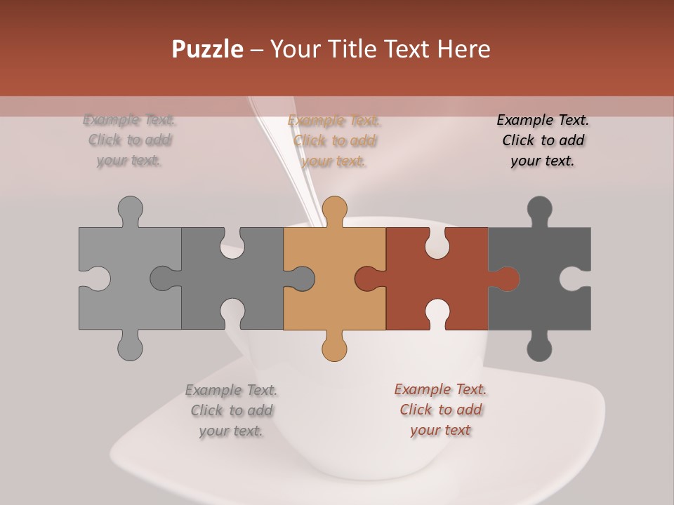 Portrait Of A Girl On A Yellow Background PowerPoint Template