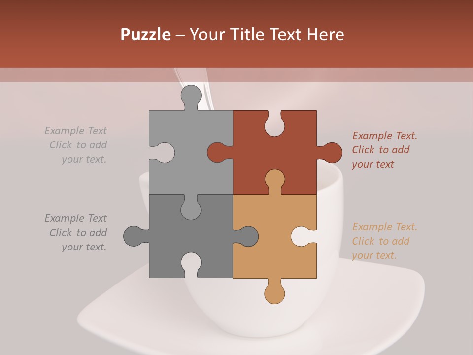 Portrait Of A Girl On A Yellow Background PowerPoint Template