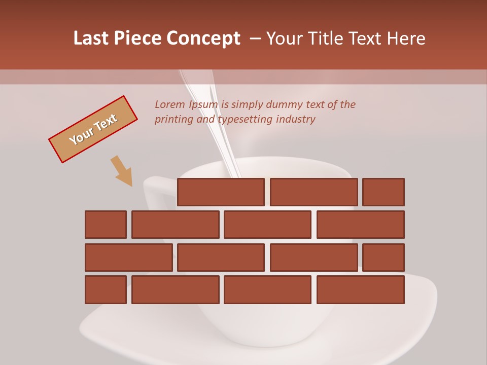 Portrait Of A Girl On A Yellow Background PowerPoint Template