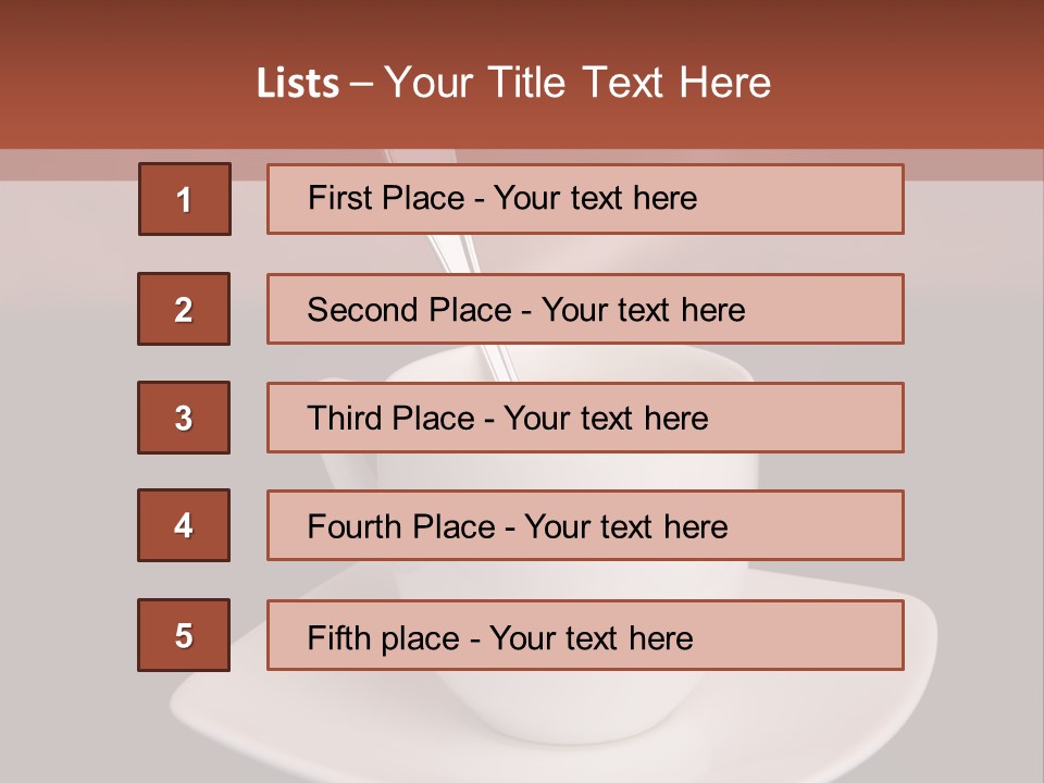 Portrait Of A Girl On A Yellow Background PowerPoint Template