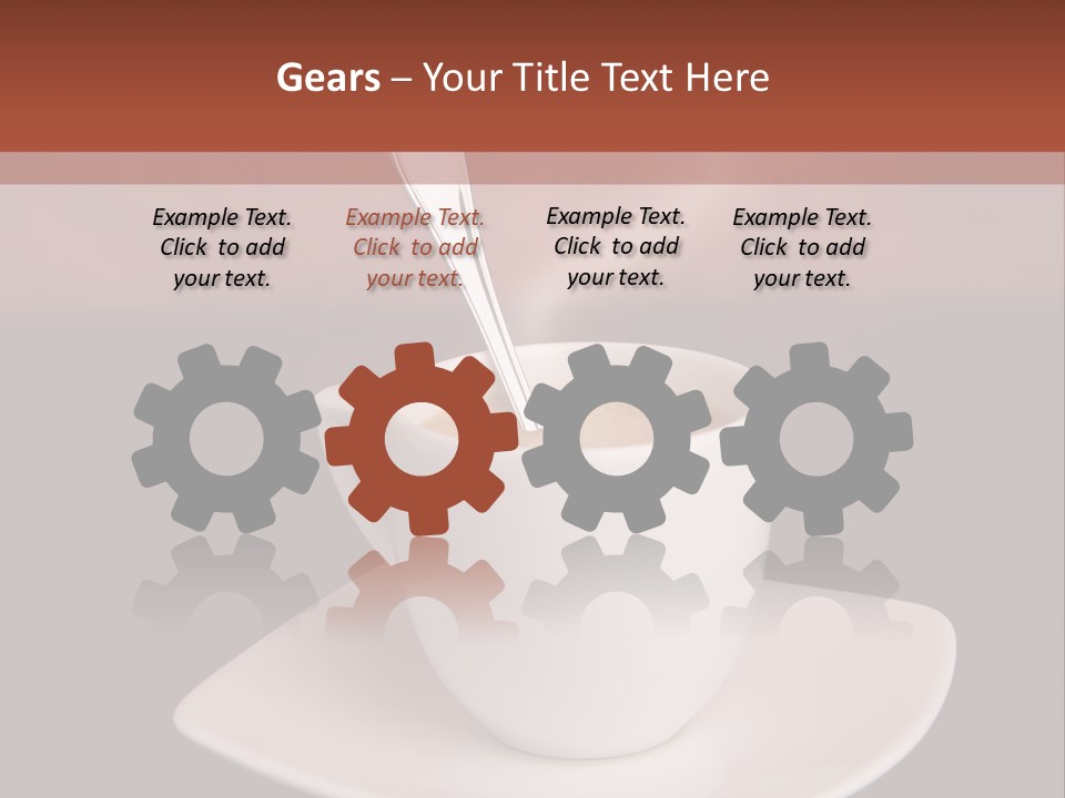 Portrait Of A Girl On A Yellow Background PowerPoint Template