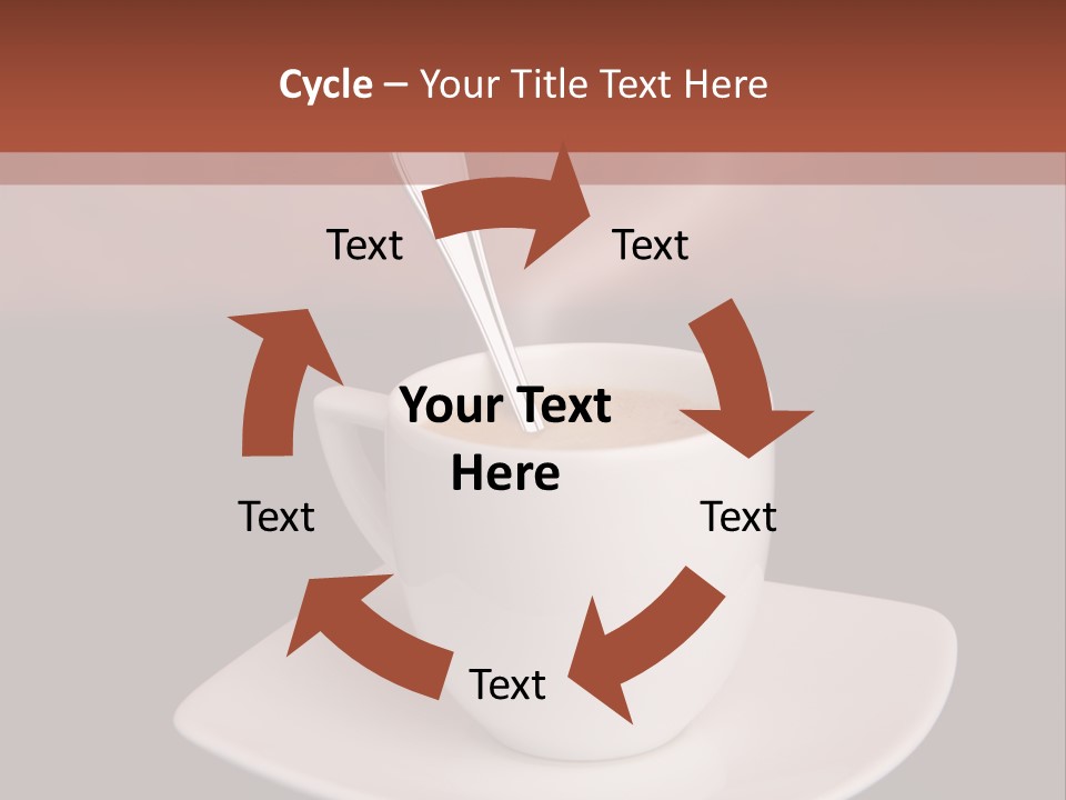 Portrait Of A Girl On A Yellow Background PowerPoint Template