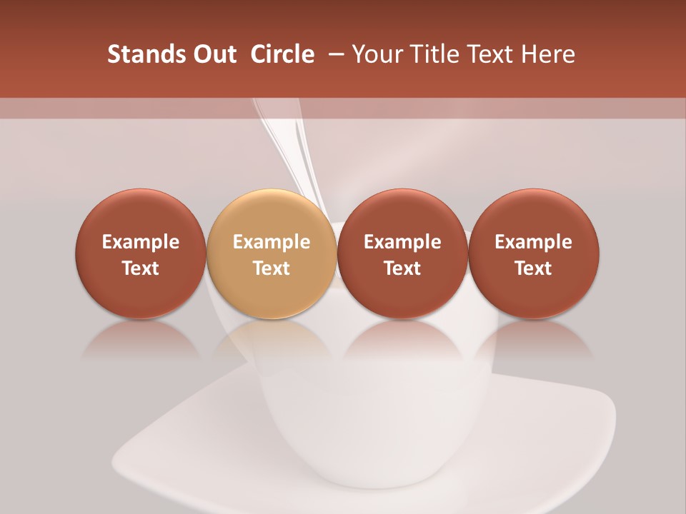 Portrait Of A Girl On A Yellow Background PowerPoint Template