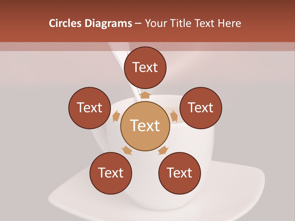 Portrait Of A Girl On A Yellow Background PowerPoint Template