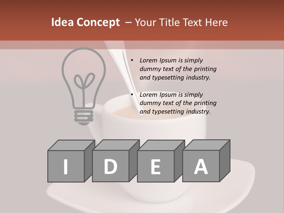 Portrait Of A Girl On A Yellow Background PowerPoint Template