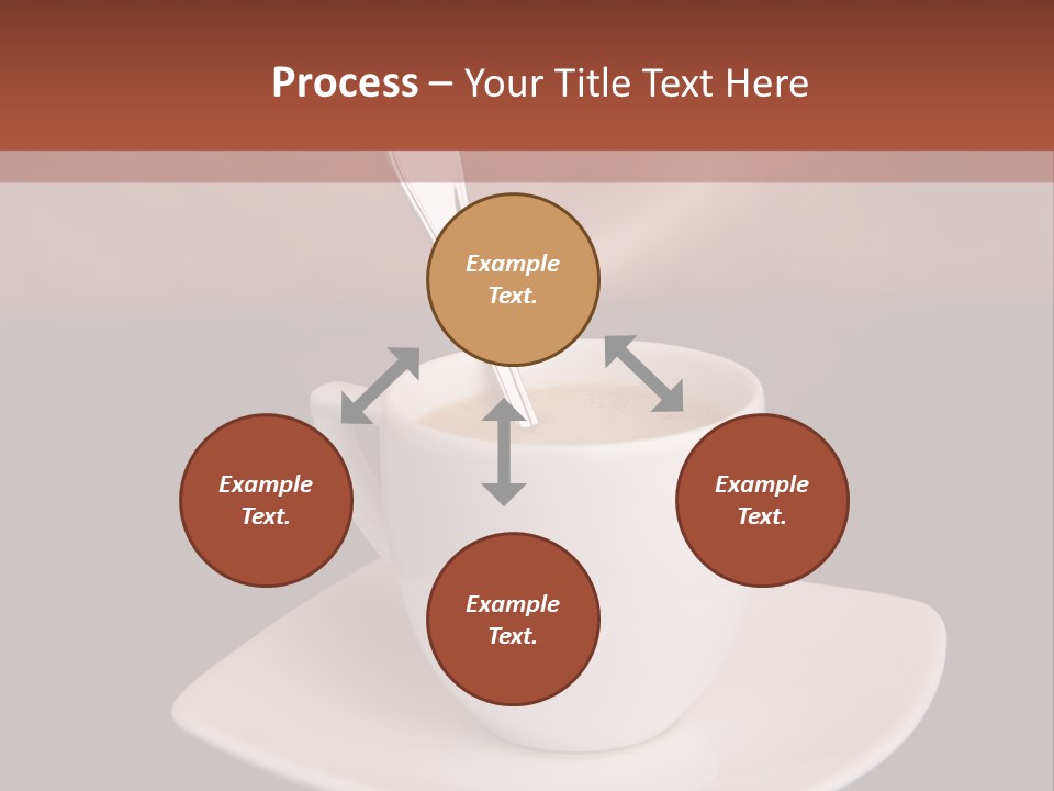 Portrait Of A Girl On A Yellow Background PowerPoint Template