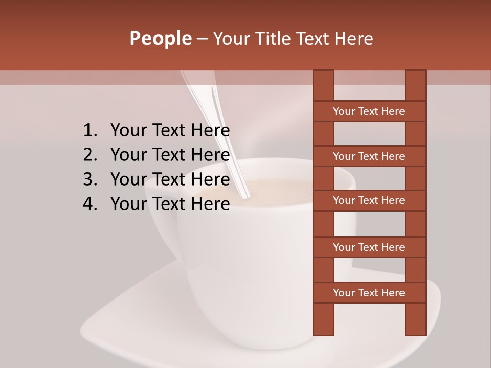 Portrait Of A Girl On A Yellow Background PowerPoint Template